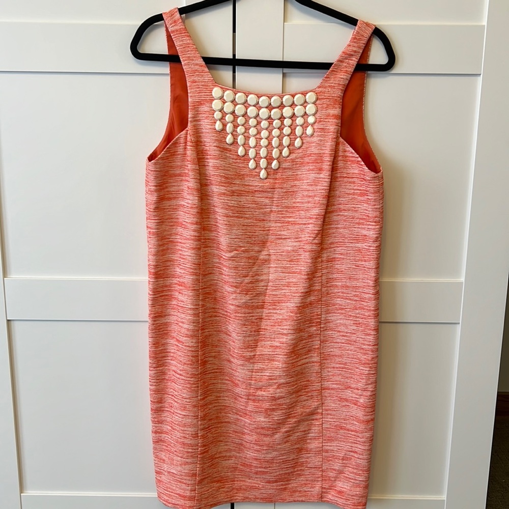 Trina Turk Beaded Shift Dress